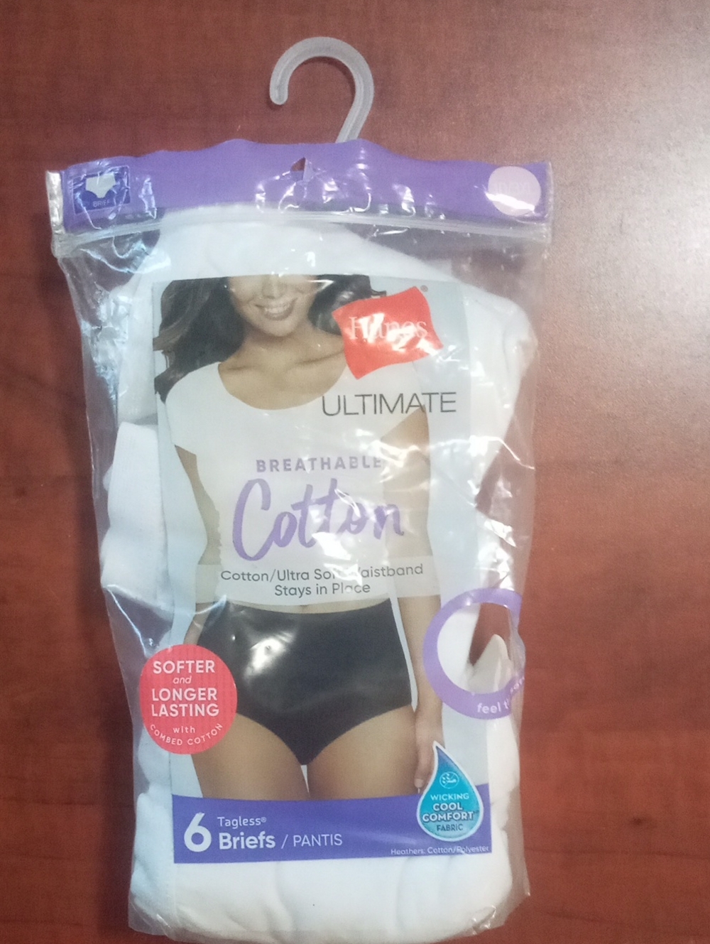 * Hanes  Breathable Cotton White Briefs - 4 Pair Size 10 3X Taglesd NWT $20